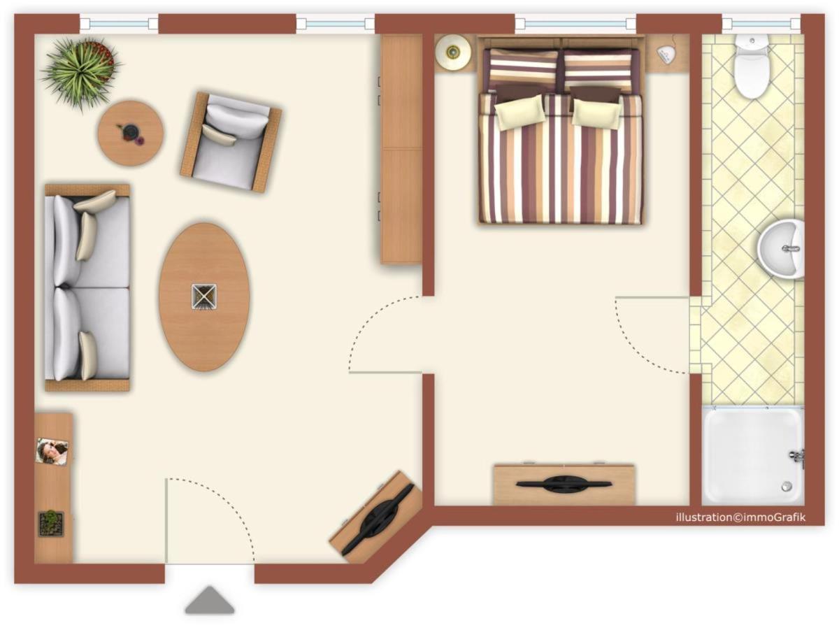 Apartment Doppelzimmer Zapfhahn, Direkt Am Alten Strom *